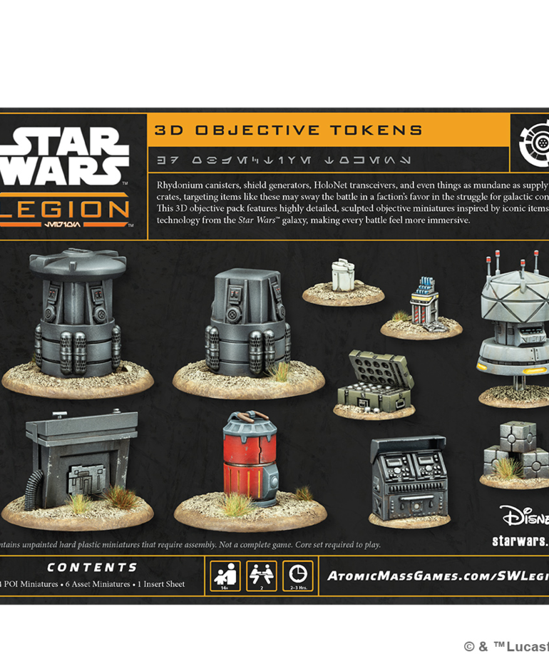 Atomic Mass Games - AMG PRESALE Star Wars: Legion - 3D Objective Tokens 01/16/2026