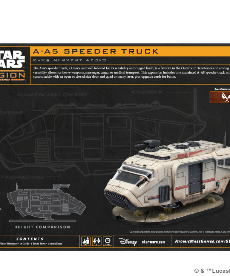 Atomic Mass Games - AMG Star Wars: Legion - A-A5 Speeder Truck