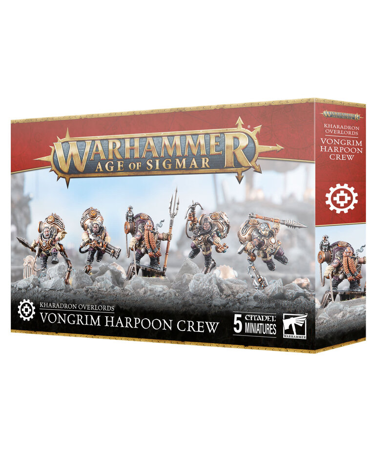 Games Workshop - GAW Warhammer: Age of Sigmar - Kharadron Overlords - Vongrim Harpoon Crew