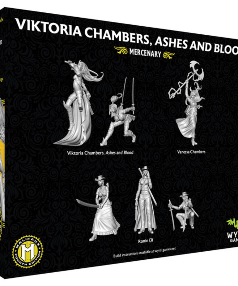 Wyrd Miniatures - WYR Malifaux 4E - Outcasts - Viktoria Chambers, Ashes & Blood