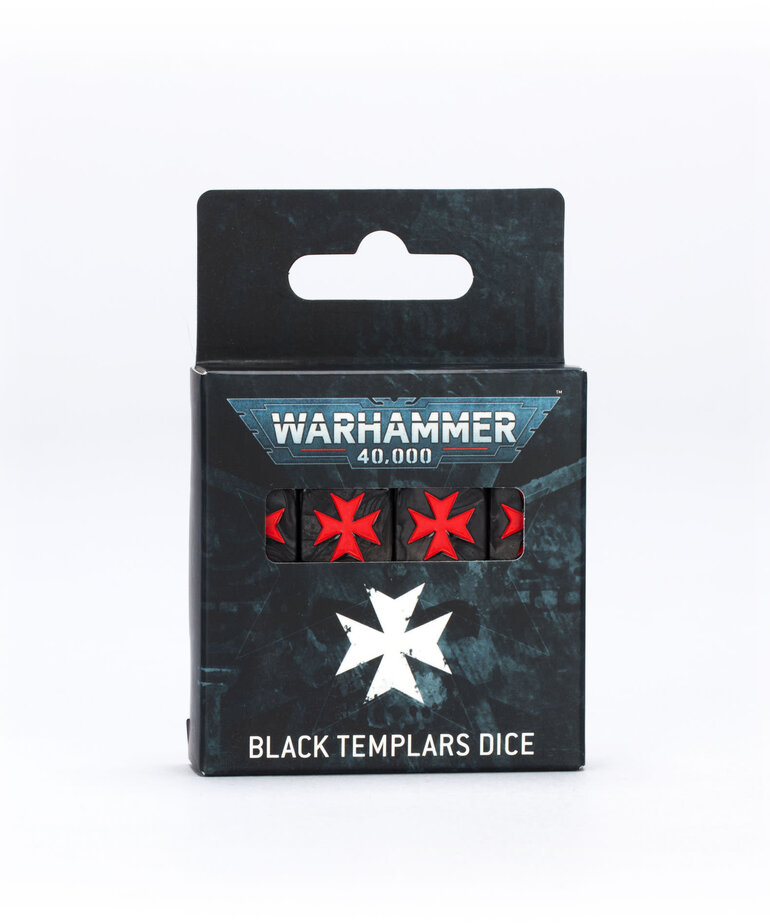 Games Workshop - GAW Warhammer 40K - Black Templars Dice
