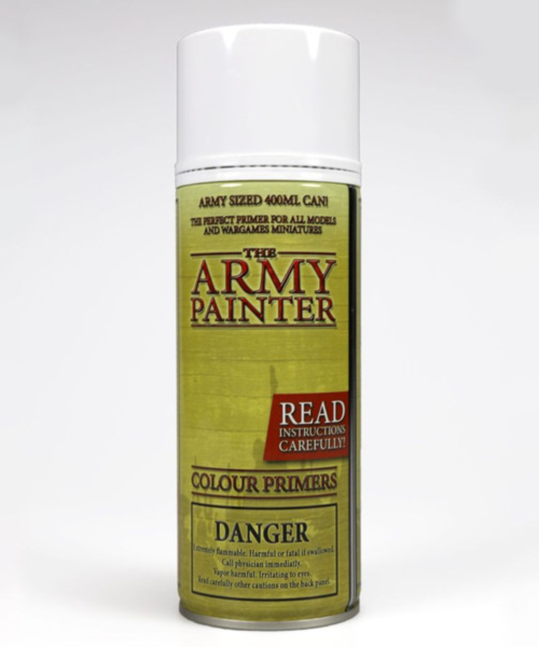 The Army Painter - AMY The Army Painter - Base Primer Spray - Matte White Undercoat