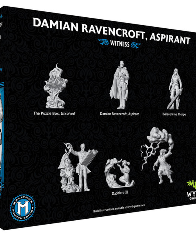 Wyrd Miniatures - WYR Malifaux 4E - Arcanists - Damian Ravencroft, Aspirant
