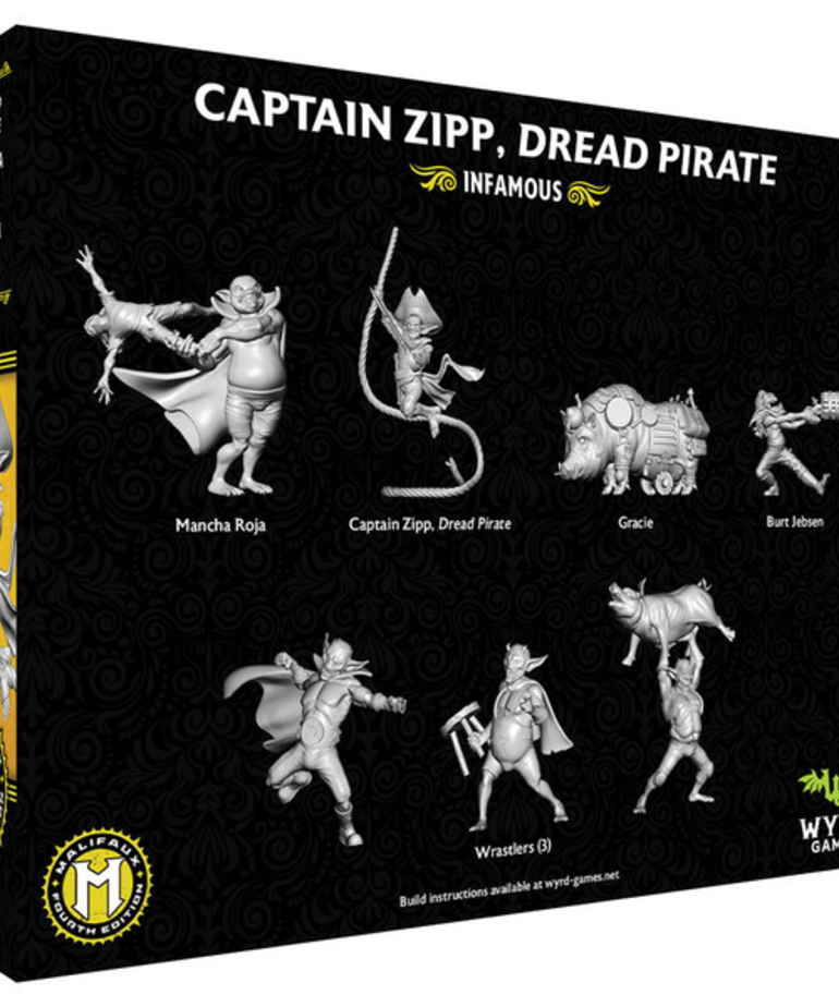Wyrd Miniatures - WYR PRESALE Malifaux 4E - Outcasts - Captain Zipp, Dread Pirate 05/00/2026