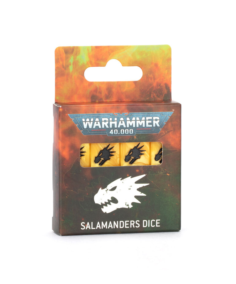 Games Workshop - GAW Warhammer 40K - Salamanders Dice