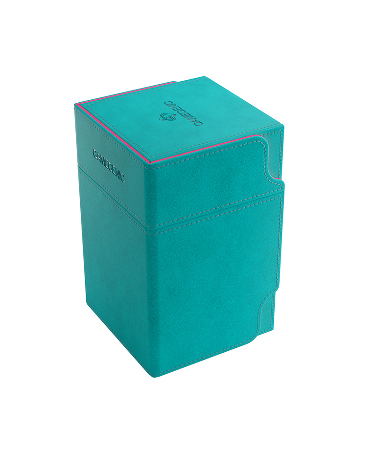 Gamegenic - GG Gamesgenic - Watchtower 100+ XL Covertible Deck Box - Teal/Pink