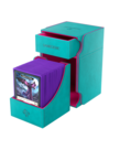 Gamegenic - GG Gamesgenic - Watchtower 100+ XL Covertible Deck Box - Teal/Pink
