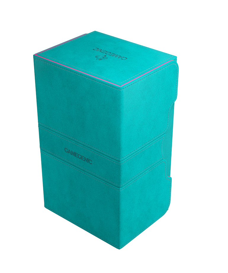Gamegenic - GG Gamegenic - Stronghold 200+ XL Convertible Deck Box - Teal/Pink