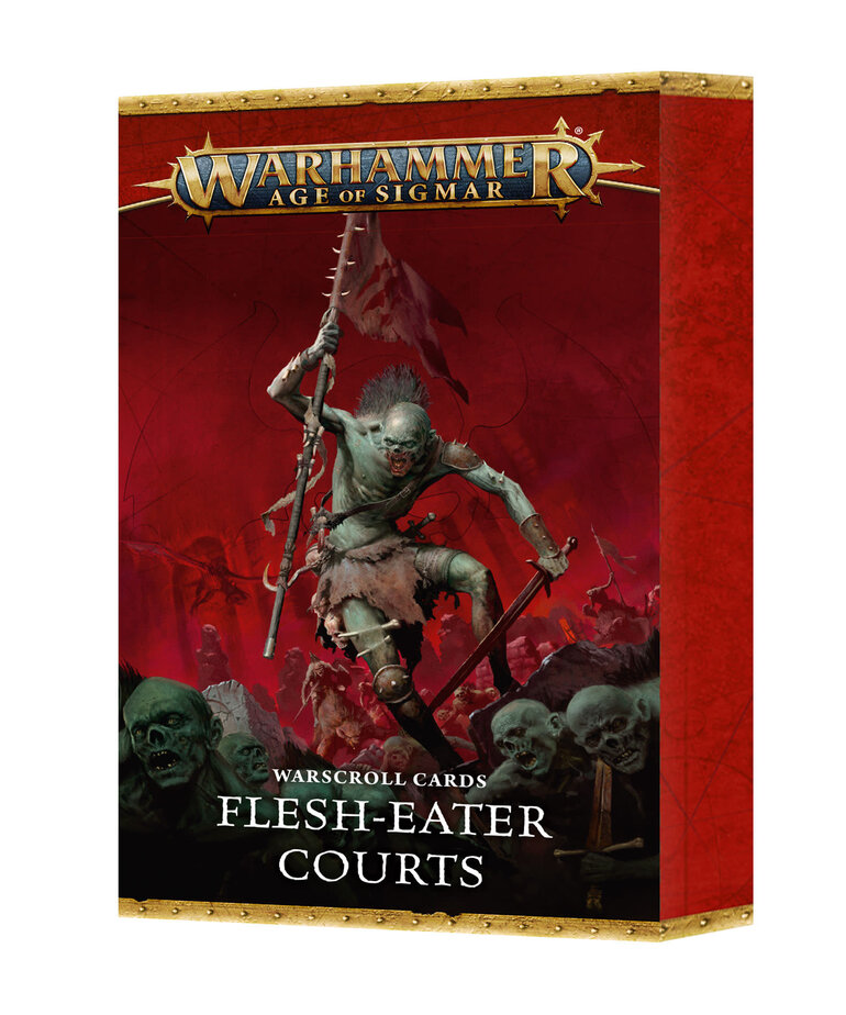 Games Workshop - GAW Warhammer: Age of Sigmar - Warscroll Cards - Flesh-Eater Courts