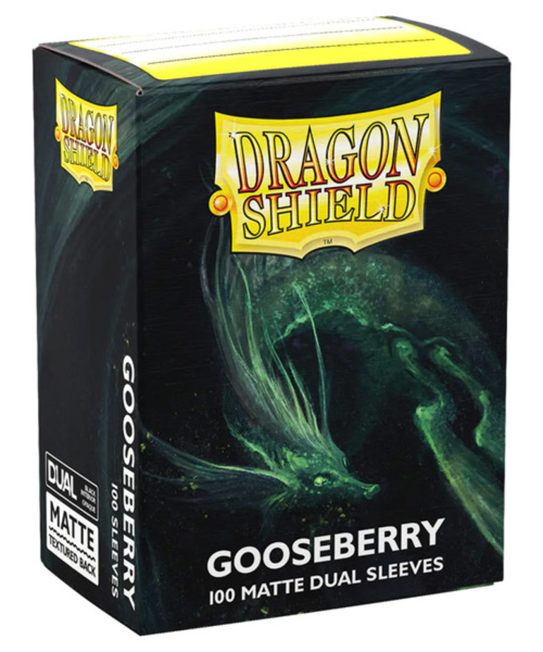 Arcane Tinmen - ATM Dragon Shield: Card Sleeves - Dual Matte - Gooseberry (100)