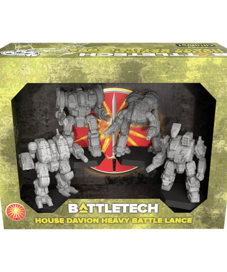 Catalyst Game Labs - CYT BattleTech - House Davion Heavy Battle Lance Force Pack