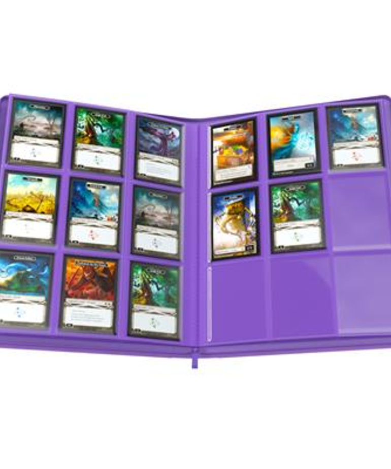 Gamegenic - GG Gamegenic - Zip-Up Album - 18-Pocket Purple