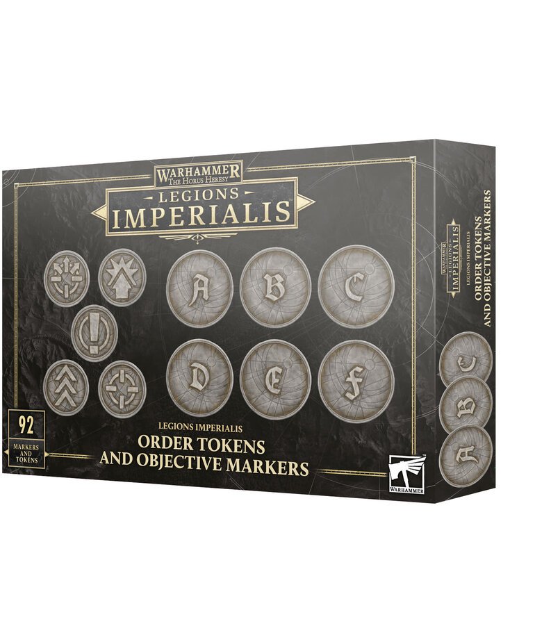 Games Workshop - GAW Warhammer: The Horus Heresy - Legions Imperialis - Order Tokens & Objective Markers