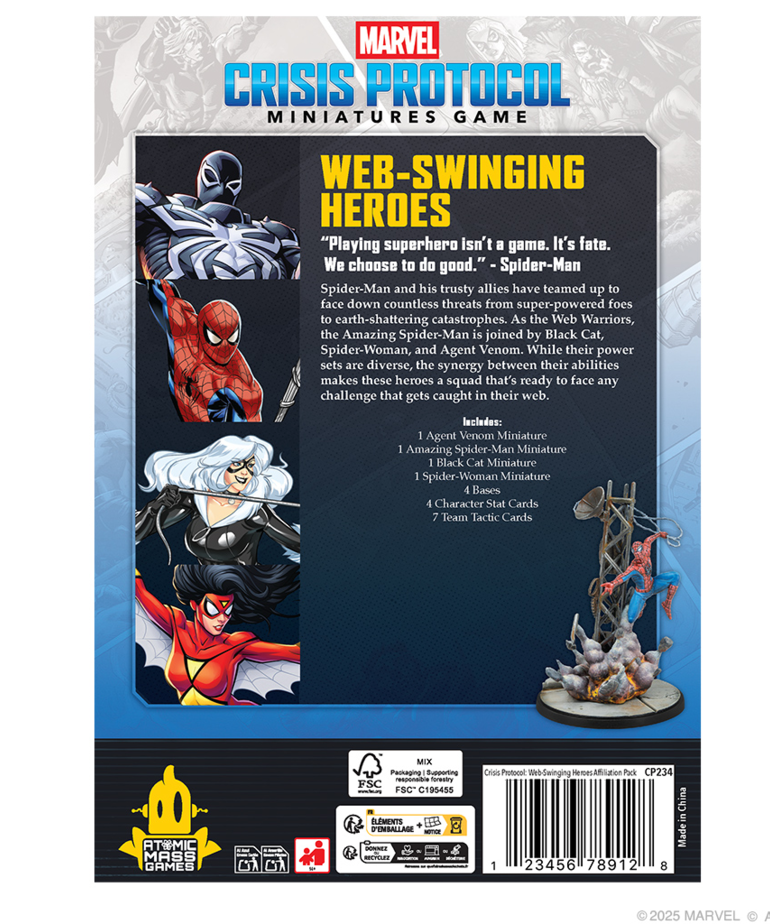 Atomic Mass Games - AMG Marvel: Crisis Protocol - Web-Swinging Heroes