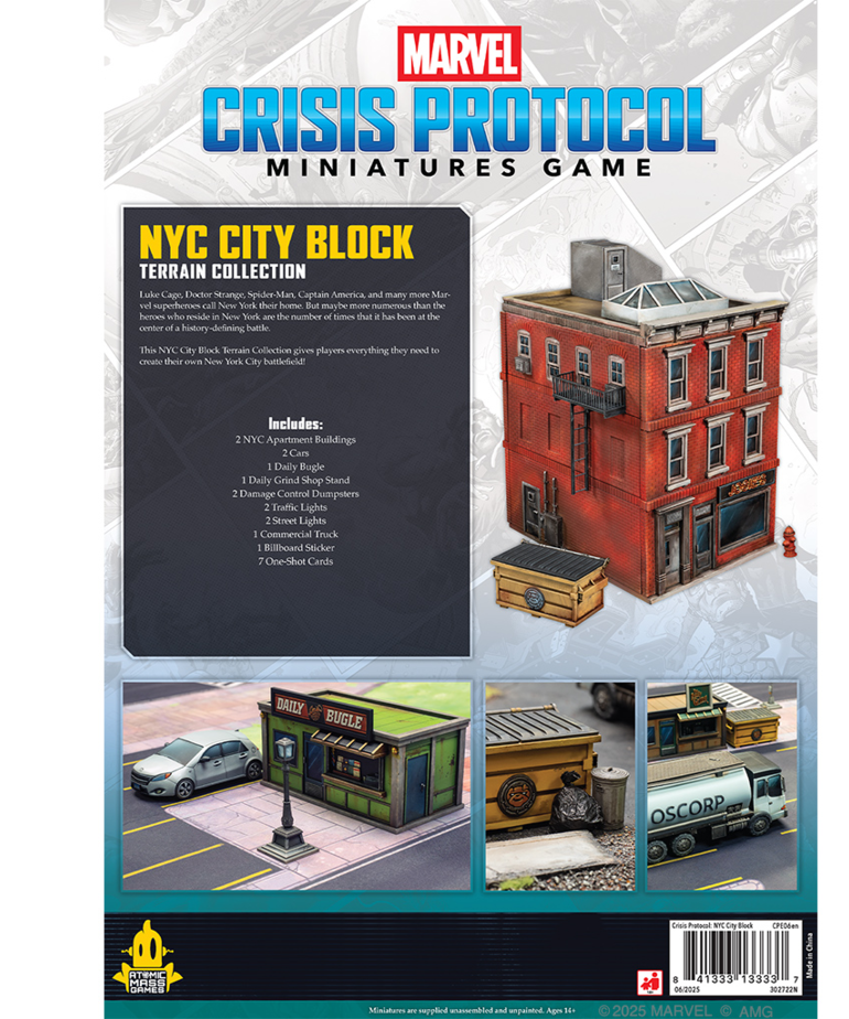 Atomic Mass Games - AMG Marvel: Crisis Protocol - NYC City Block Terrain Collection