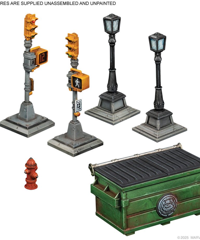 Atomic Mass Games - AMG Marvel: Crisis Protocol - NYC City Block Terrain Collection