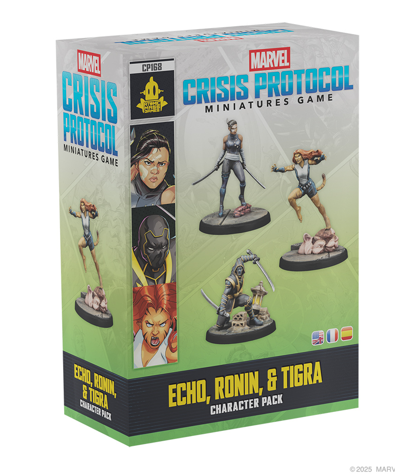 Atomic Mass Games - AMG Marvel: Crisis Protocol - Echo, Ronin & Tigra Character Pack
