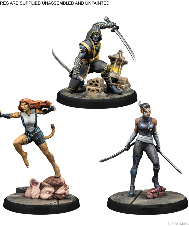 Atomic Mass Games - AMG Marvel: Crisis Protocol - Echo, Ronin & Tigra Character Pack