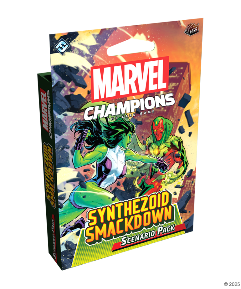 Fantasy Flight Games - FFG PRESALE Marvel Champions: The Card Game - Synthezoid Smackdown Scenario Pack 12/05/2025
