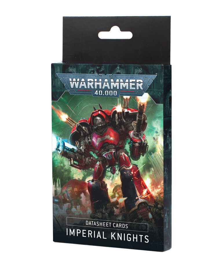 Games Workshop - GAW Warhammer 40K - Datasheet Cards - Imperial Knights