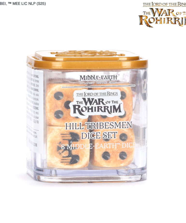 Games Workshop - GAW Middle-Earth - Hill Tribesmen Dice Set