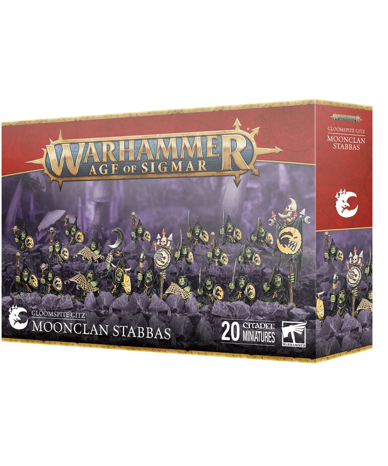 Games Workshop - GAW Warhammer Age of Sigmar - Gloomspite Gitz - Moonclan Stabbas