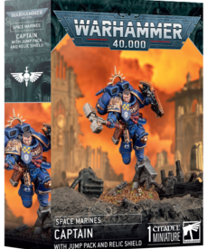 Games Workshop - GAW Space Marines - Captain w/ Jump Pack & Relic Shield