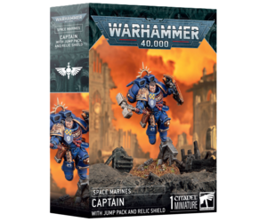Warhammer 40K - Space Marines - Captain w/ Jump Pack & Relic