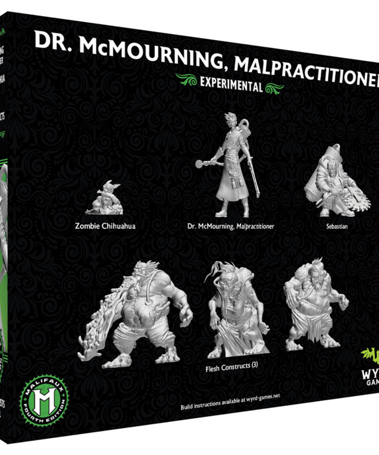 Wyrd Miniatures - WYR PRESALE Malifaux 4E - Resurrectionists - Dr. McMourning, Malpractitioner 12/00/2025