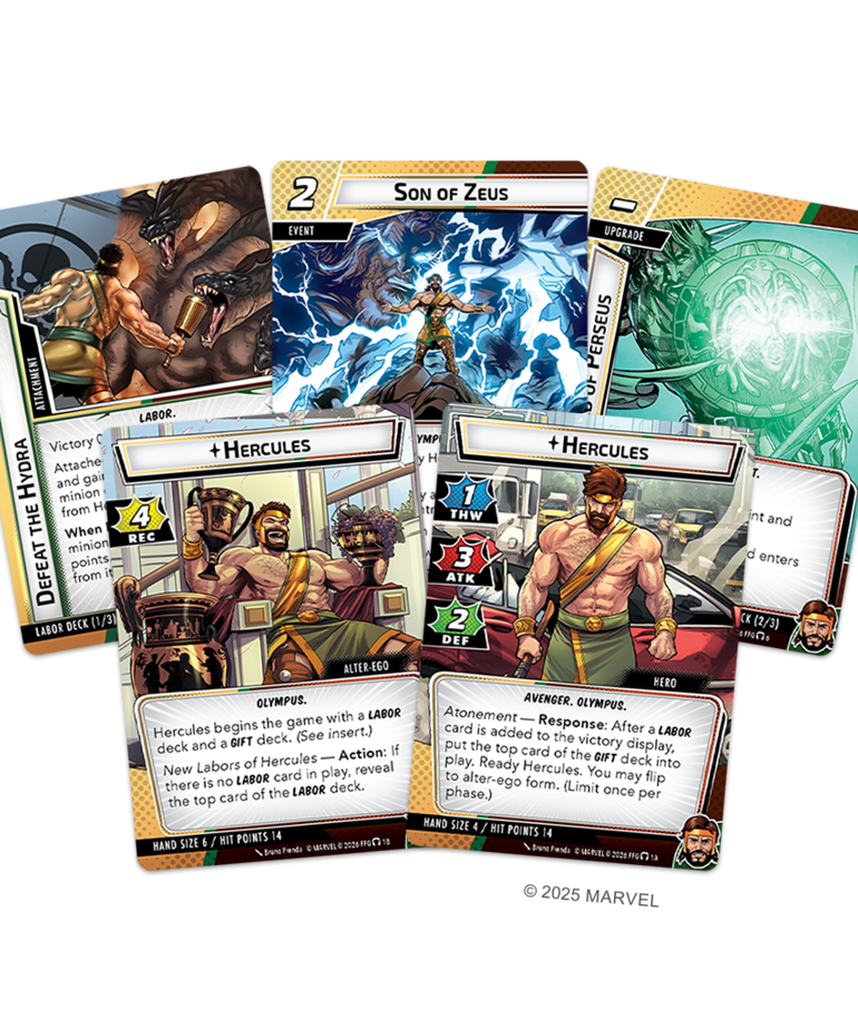 Fantasy Flight Games - FFG Marvel Champions: The Card Game - Hercules Hero Pack