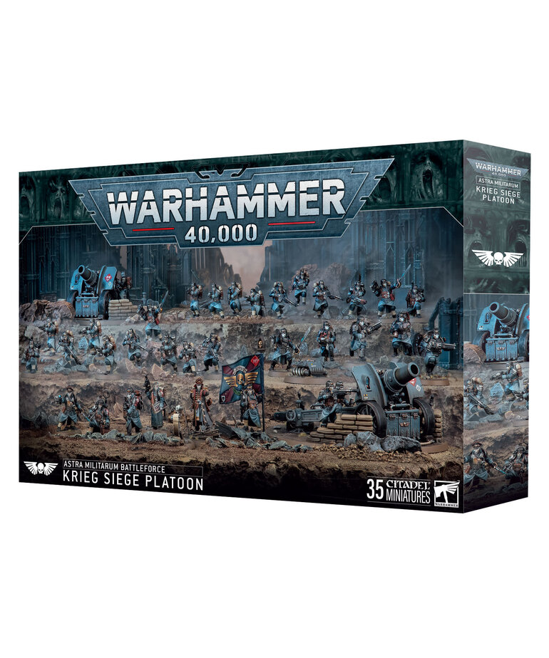 Games Workshop - GAW Warhammer 40K - Astra Militarum - Krieg Siege Platoon
