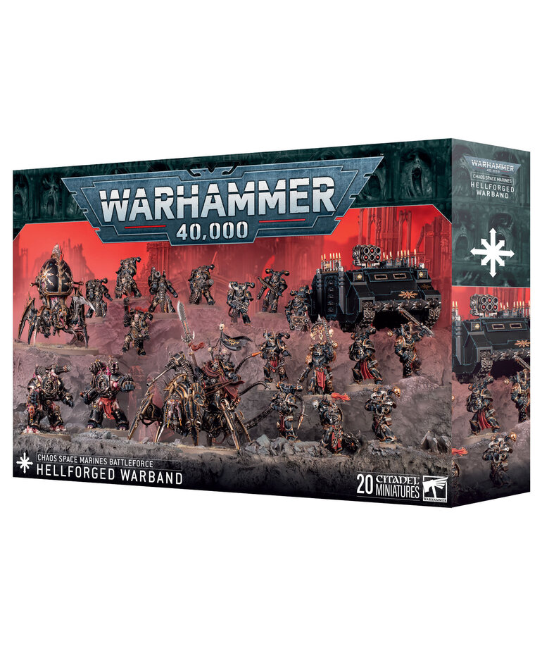 Games Workshop - GAW Warhammer 40K - Chaos Space Marines - Hellforged Warband