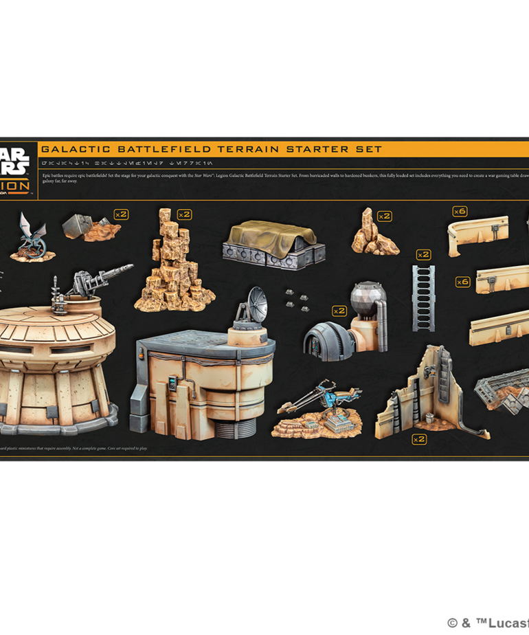 Atomic Mass Games - AMG PRESALE Star Wars: Legion - Galactic Battlefield Terrain Starter Set 01/16/2026