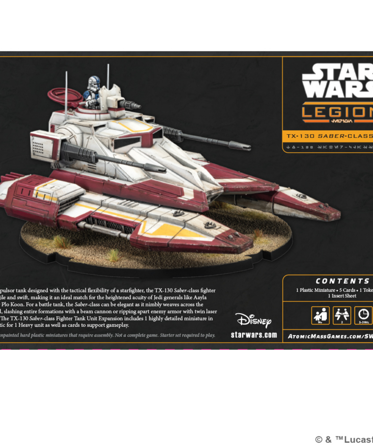 Atomic Mass Games - AMG Star Wars: Legion - TX-130 Saber Tank