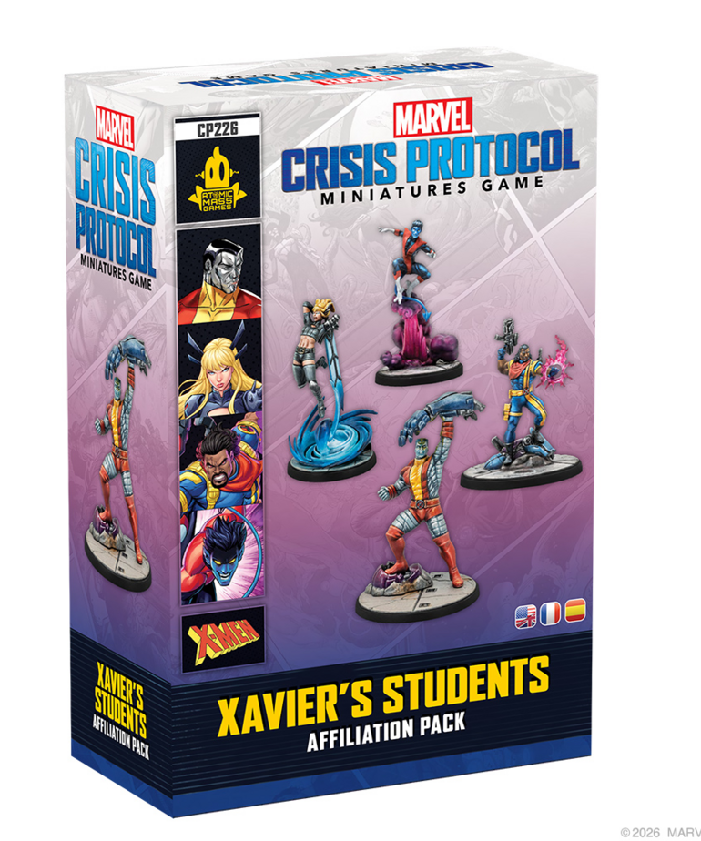 Atomic Mass Games - AMG PRESALE Marvel: Crisis Protocol - Xavier's Students Affiliation Pack 01/23/2026