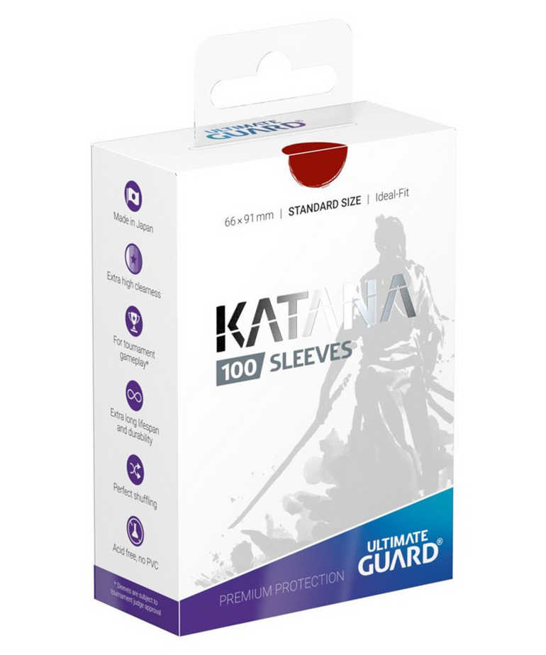 Ultimate Guard - UGD Ultimate Guard - Katana Sleeves - Red  (100)