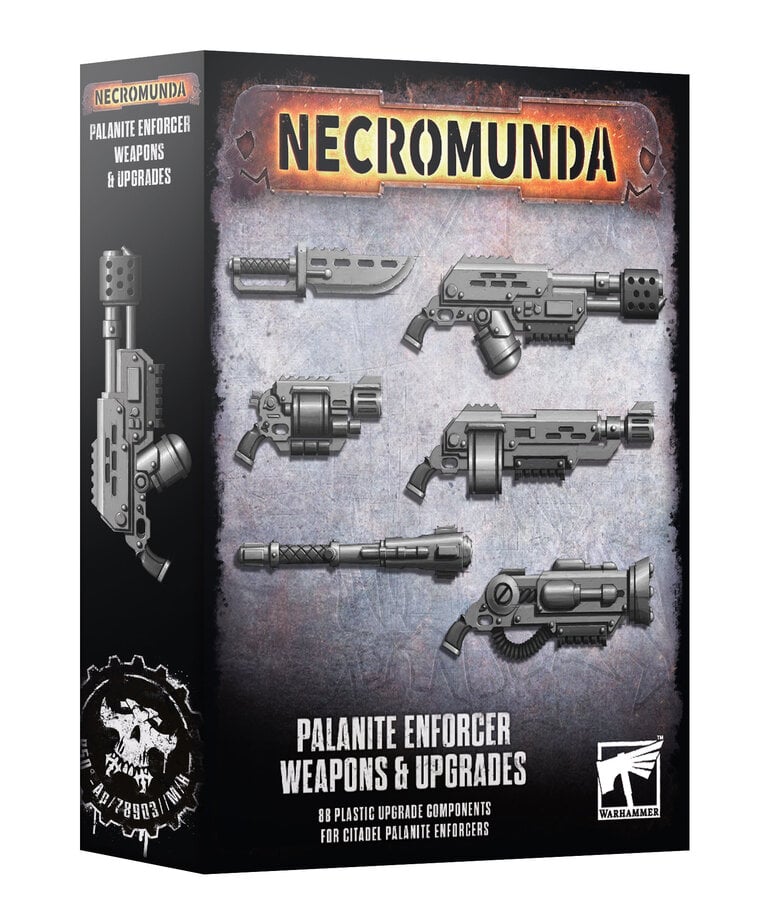 Games Workshop - GAW PRESALE Necromunda - Palanite Enforcer Weapons & Upgrades 12/20/2025