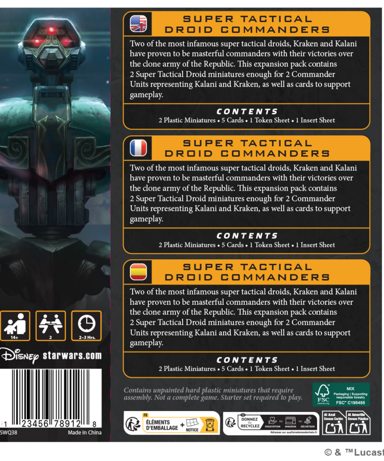 Atomic Mass Games - AMG Star Wars: Legion - Super Tactical Droid Commanders