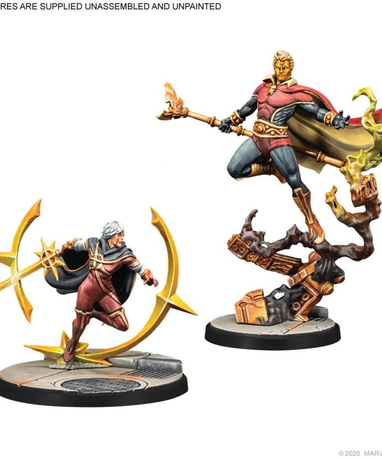 Atomic Mass Games - AMG Marvel: Crisis Protocol - Adam Warlock, Moondragon & Quasar