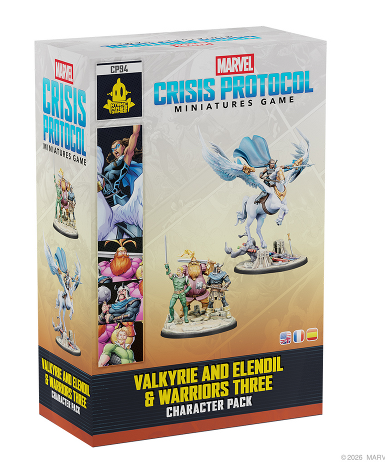 Atomic Mass Games - AMG PRESALE Marvel: Crisis Protocol - Valkyrie on Elendil & Warriors Three 02/13/2026
