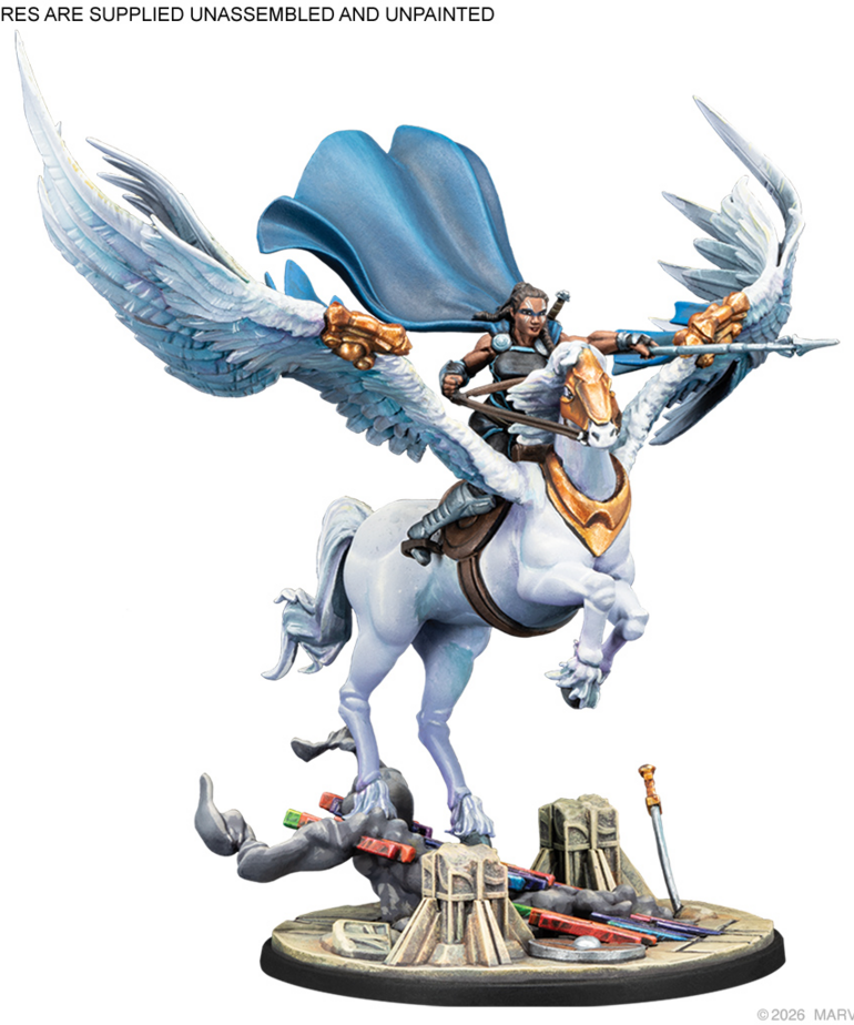 Atomic Mass Games - AMG Marvel: Crisis Protocol - Valkyrie on Elendil & Warriors Three