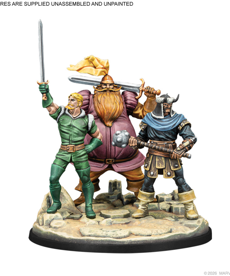 Atomic Mass Games - AMG PRESALE Marvel: Crisis Protocol - Valkyrie on Elendil & Warriors Three 02/13/2026