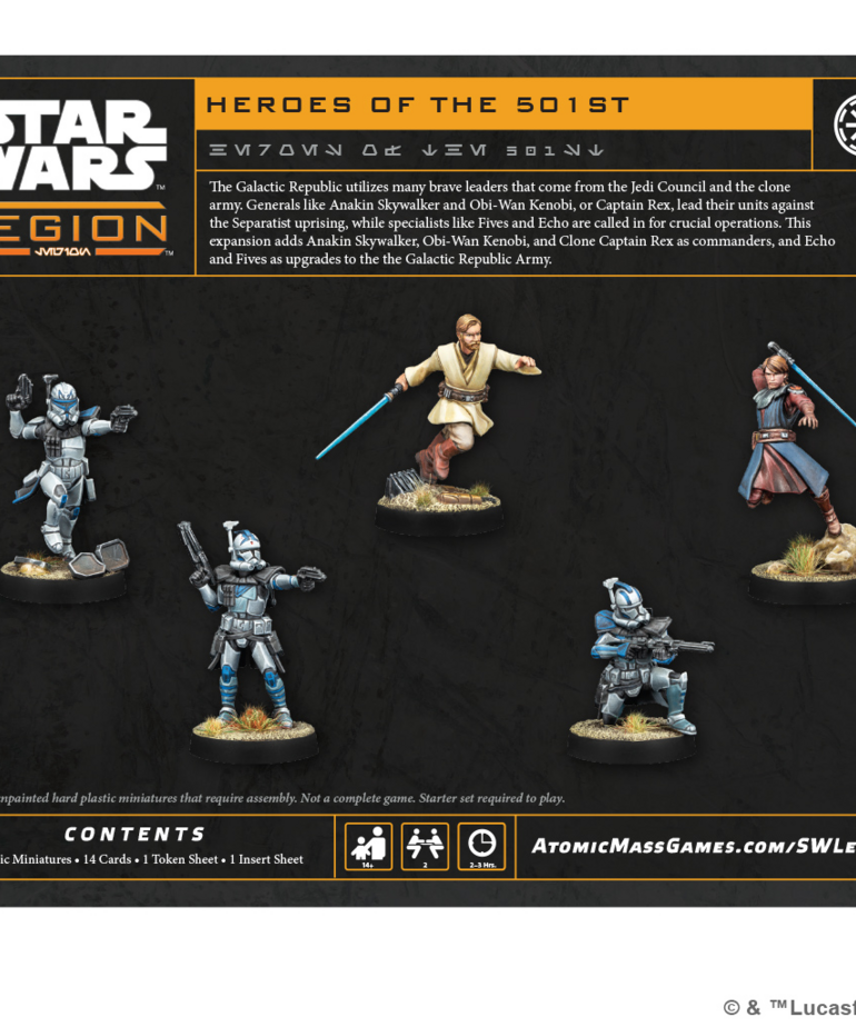 Atomic Mass Games - AMG PRESALE Star Wars: Legion - Heroes of the Clone Army 02/20/2026
