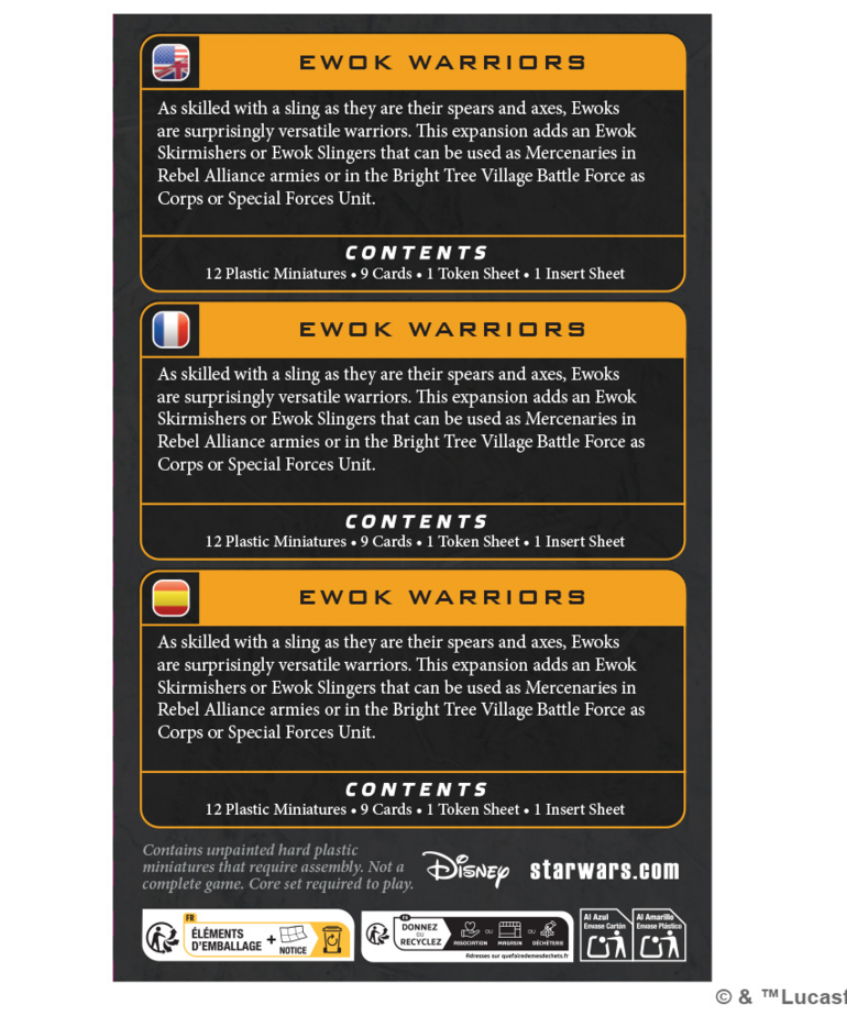 Atomic Mass Games - AMG Star Wars: Legion - Ewok Warriors