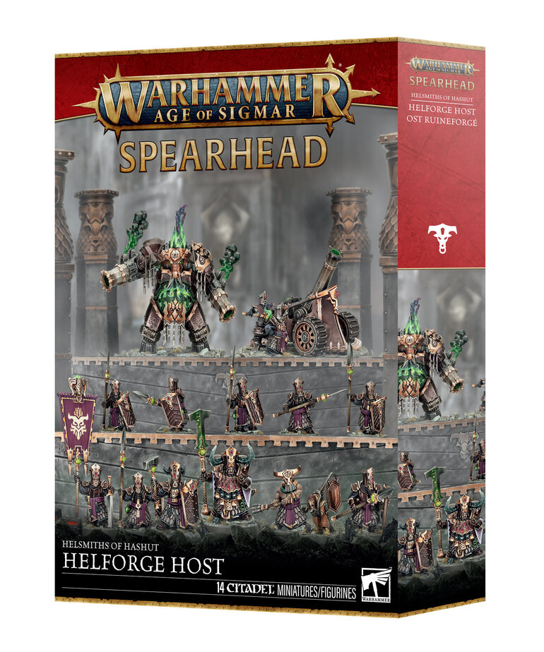 Games Workshop - GAW Warhammer: Age of Sigmar - Spearhead: Helsmiths of Hashut - Helforge Host