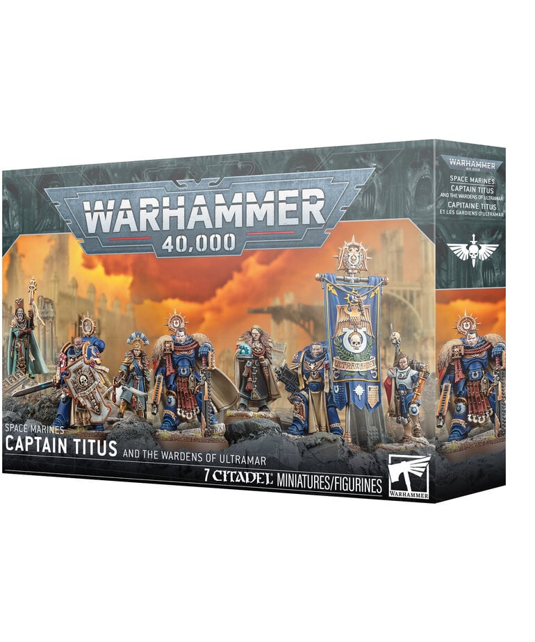Games Workshop - GAW Warhammer 40K - Space Marines - Captain Titus & The Wardens of Ultramar