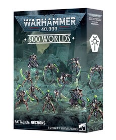 Games Workshop - GAW 500 Worlds Battalion - Necrons PRESALE 01/24/2026 NO REBATE