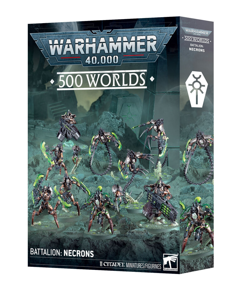 Games Workshop - GAW PRESALE Warhammer 40K - 500 Worlds Battalion - Necrons 01/24/2026
