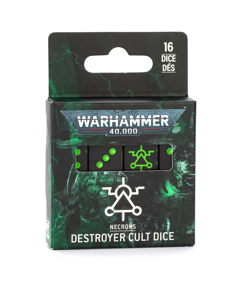 Games Workshop - GAW Warhammer 40K - Necrons - Destroyer Cult Dice