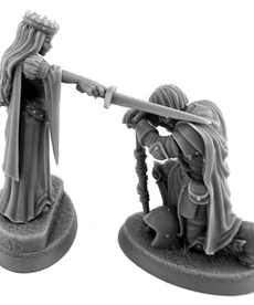 Reaper Miniatures - REM Dungeon Dwellers - The Oath Queen & Knight Vignette